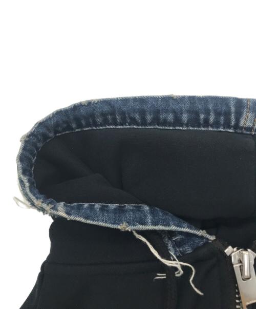 DIESEL（ディーゼル）DIESEL (ディーゼル) フードデニムジップパーカー ブラック サイズ:Sの古着・服飾アイテム