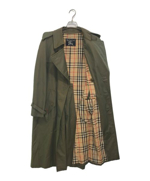 Burberry's（バーバリーズ）Burberry's (バーバリーズ) 裏ノバチェックトレンチコート タマムシ サイズ:170の古着・服飾アイテム