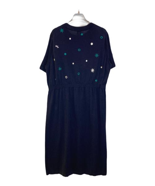 PS Paul Smith（ＰＳポールスミス）PS Paul Smith (ＰＳポールスミス) ニットワンピース ネイビー サイズ:Mの古着・服飾アイテム