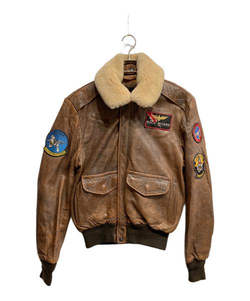 SCHOTT BROS.（ショット）SCHOTT BROS. (ショットブロス) G-1フライトジャケット ブラウン サイズ:Lの古着・服飾アイテム