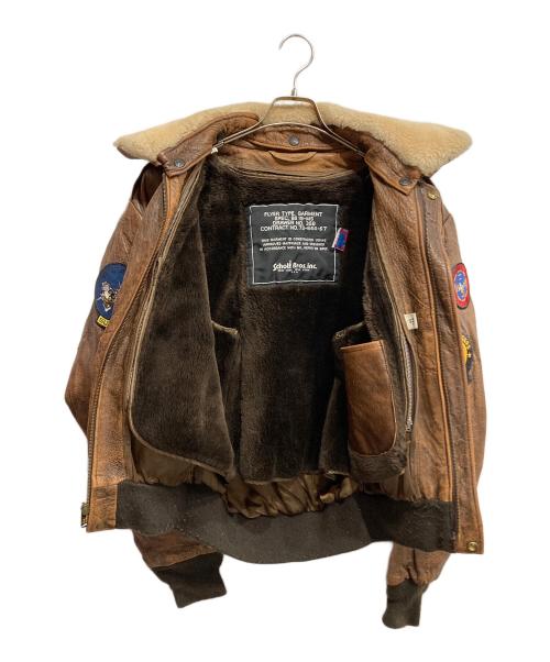 SCHOTT BROS.（ショット）SCHOTT BROS. (ショットブロス) G-1フライトジャケット ブラウン サイズ:Lの古着・服飾アイテム