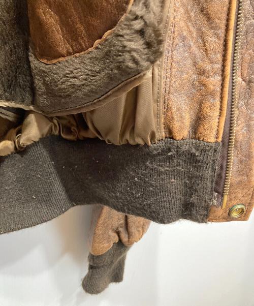 SCHOTT BROS.（ショット）SCHOTT BROS. (ショットブロス) G-1フライトジャケット ブラウン サイズ:Lの古着・服飾アイテム