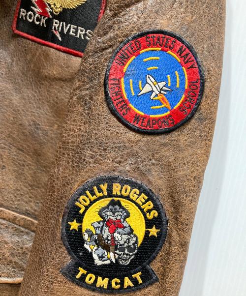 SCHOTT BROS.（ショット）SCHOTT BROS. (ショットブロス) G-1フライトジャケット ブラウン サイズ:Lの古着・服飾アイテム