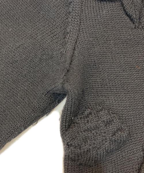 ROBE DE CHAMBRE COMME DES GARCONS（ローブドシャンブル コムデギャルソン）ROBE DE CHAMBRE COMME DES GARCONS (ローブドシャンブル コムデギャルソン) リボンデザインカーディガン ブラック サイズ:-の古着・服飾アイテム