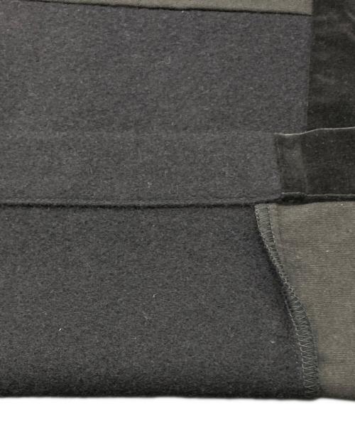 ROBE DE CHAMBRE COMME DES GARCONS（ローブドシャンブル コムデギャルソン）ROBE DE CHAMBRE COMME DES GARCONS (ローブドシャンブル コムデギャルソン) パッチワークラップスカート ブラック サイズ:‐の古着・服飾アイテム