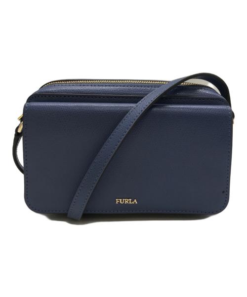 FURLA（フルラ）FURLA (フルラ) バビロン レザーミニショルダーバッグ/1022401 ブルー サイズ:-の古着・服飾アイテム