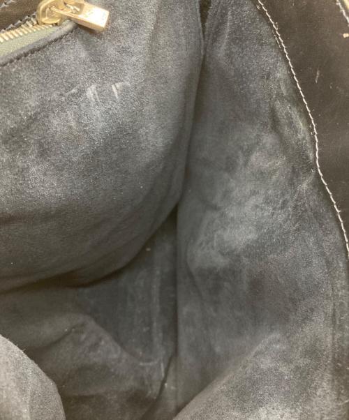 HIROFU（ヒロフ）HIROFU (ヒロフ) レザートートバッグ ブラックの古着・服飾アイテム