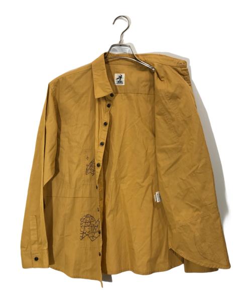 HAI SPORTING GEAR（ハイスポーツギア）HAI SPORTING GEAR (ハイスポーツギア) MAP PRINT SHIRTS イエロー サイズ:Mの古着・服飾アイテム