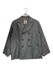 HAI SPORTING GEAR（ハイスポーツギア）の古着「ピークドラペルダブルジャケット」｜グレー