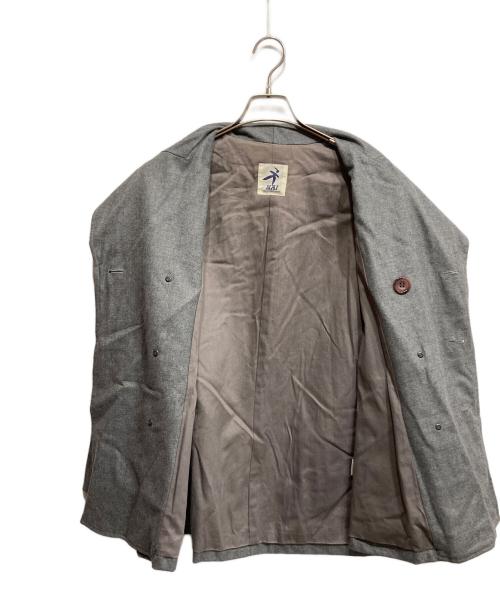 HAI SPORTING GEAR（ハイスポーツギア）HAI SPORTING GEAR (ハイスポーツギア) ピークドラペルダブルジャケット グレー サイズ:Mの古着・服飾アイテム