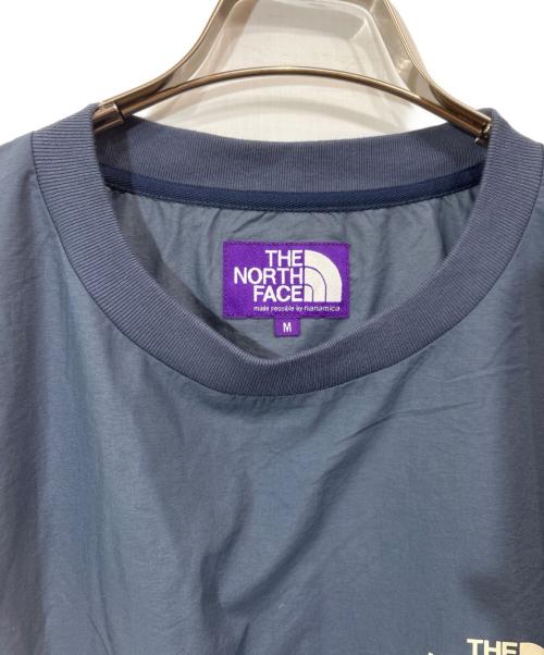 THE NORTHFACE PURPLELABEL（ザ・ノースフェイス パープルレーベル）THE NORTHFACE PURPLELABEL (ザ・ノースフェイス パープルレーベル) L/S Graphic Woven Tee ブルー サイズ:Mの古着・服飾アイテム