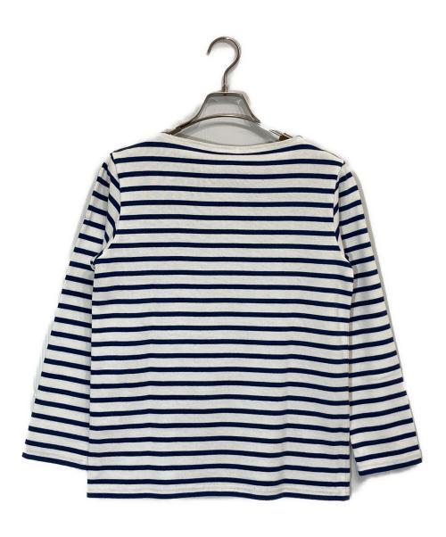 ORCIVAL（オーシバル）ORCIVAL (オーシバル) バスクシャツ ホワイト×ネイビー サイズ:1の古着・服飾アイテム