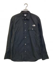 THE NORTH FACE（ザ ノース フェイス）の古着「L/S Nuptse Shirt」｜ブラック