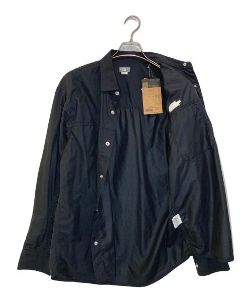 THE NORTH FACE（ザ ノース フェイス）THE NORTH FACE (ザ ノース フェイス) L/S Nuptse Shirt ブラック サイズ:Mの古着・服飾アイテム