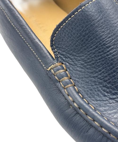 COLE HAAN（コールハーン）COLE HAAN (コールハーン) レザースリッポン ネイビー サイズ:27.5の古着・服飾アイテム