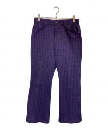 Needles（ニードルズ）の古着「BOOT CUT STUDENT PANT」｜パープル