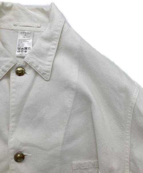 COMOLI（コモリ）COMOLI (コモリ) ホワイト1938ジャケット/X01-01013 ホワイト サイズ:3の古着・服飾アイテム