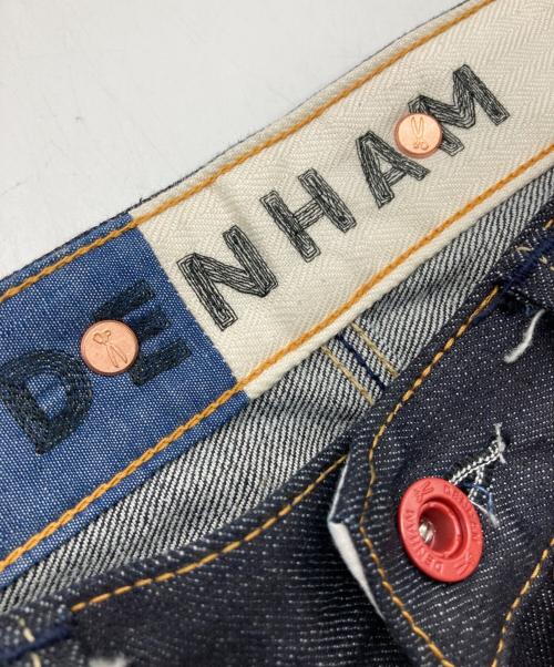 Denham（デンハム）Denham (デンハム) CROSSBACK CARROT FIT PANTS インディゴ サイズ:78.5cm (W31)の古着・服飾アイテム