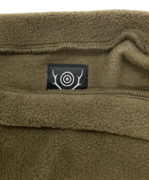 South2 West8（サウスツー ウエストエイト）south2 west8 (サウスツー ウエストエイト) Scouting Shirt Poly Fleece カーキ サイズ:Lの古着・服飾アイテム