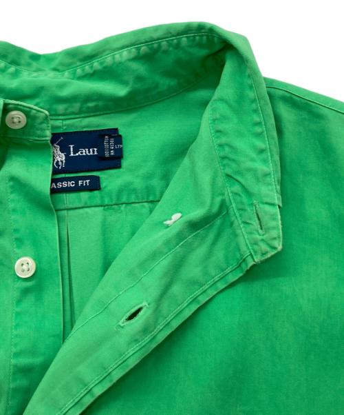 RALPH LAUREN（ラルフローレン）RALPH LAUREN (ラルフローレン) S/Sボタンダウンシャツ グリーン サイズ:Lの古着・服飾アイテム