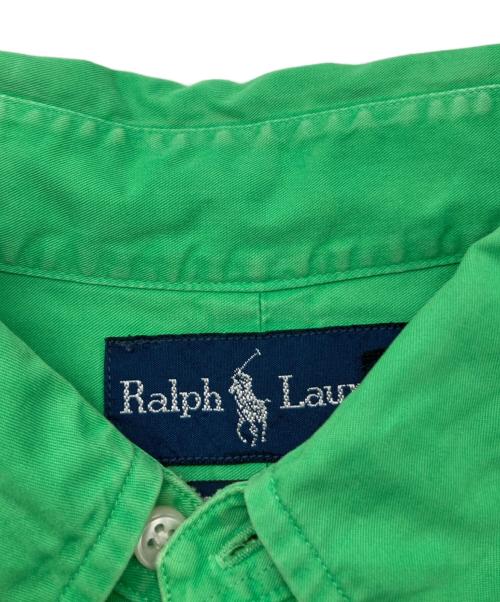 RALPH LAUREN（ラルフローレン）RALPH LAUREN (ラルフローレン) S/Sボタンダウンシャツ グリーン サイズ:Lの古着・服飾アイテム