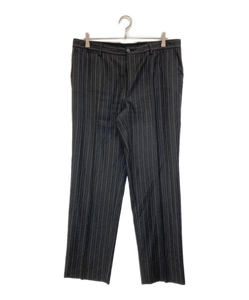 DOLCE & GABBANA（ドルチェ＆ガッバーナ）DOLCE & GABBANA (ドルチェ＆ガッバーナ) ストライプセットアップスーツ グレー サイズ:52の古着・服飾アイテム