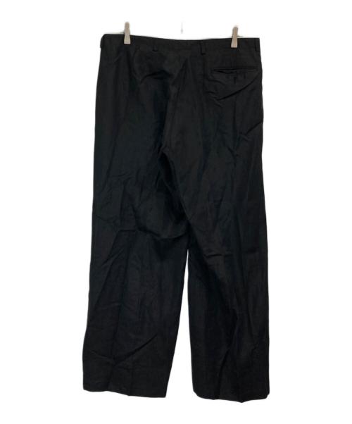 EMPORIO ARMANI（エンポリオアルマーニ）EMPORIO ARMANI (エンポリオアルマーニ) ビズコースリネンストライプセットアップスーツ ブラック サイズ:-の古着・服飾アイテム