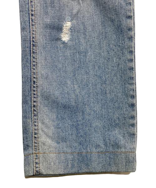 DOLCE & GABBANA（ドルチェ＆ガッバーナ）DOLCE & GABBANA (ドルチェ＆ガッバーナ) ダメージデニムパンツ ブルー サイズ:52の古着・服飾アイテム