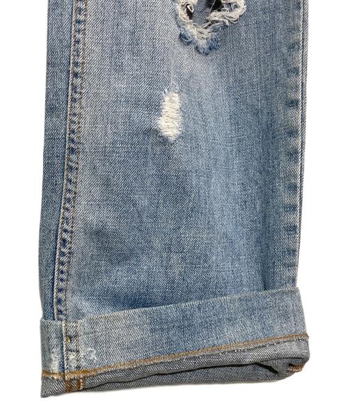 DOLCE & GABBANA（ドルチェ＆ガッバーナ）DOLCE & GABBANA (ドルチェ＆ガッバーナ) ダメージデニムパンツ ブルー サイズ:52の古着・服飾アイテム