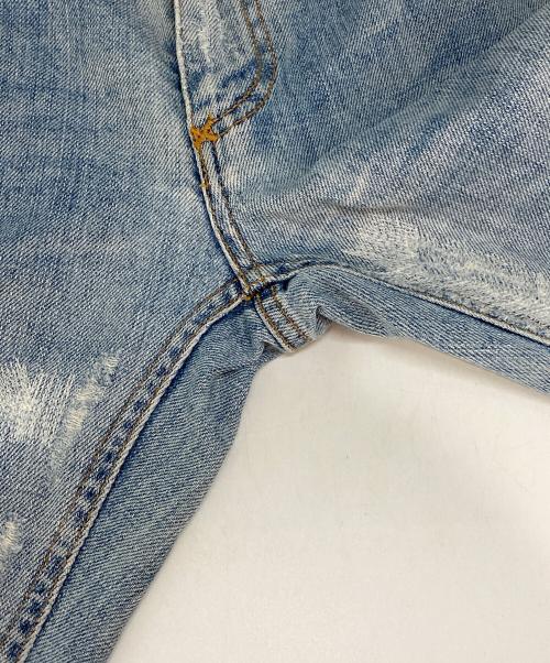 DOLCE & GABBANA（ドルチェ＆ガッバーナ）DOLCE & GABBANA (ドルチェ＆ガッバーナ) ダメージデニムパンツ ブルー サイズ:52の古着・服飾アイテム