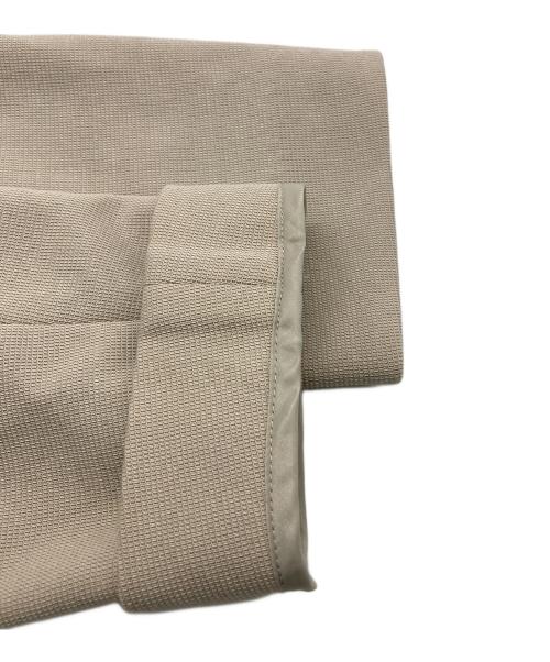 BALLSEY（ボールジィ）BALLSEY (ボールジィ) ジャージーステッチ ダブルブレストジャケット ベージュ サイズ:34の古着・服飾アイテム