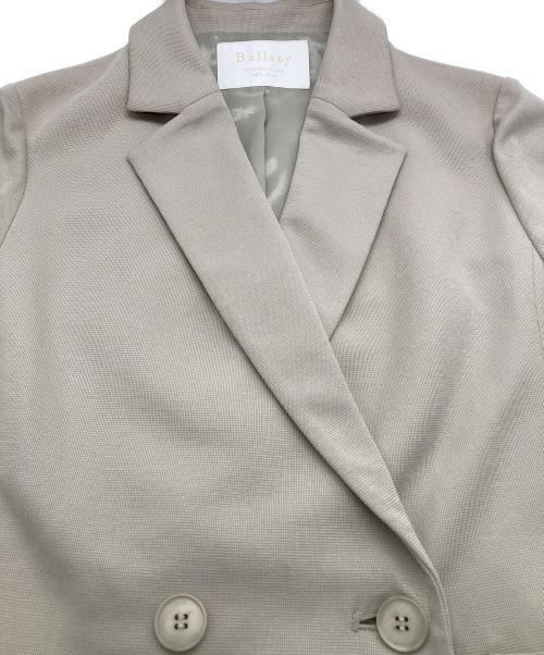 BALLSEY（ボールジィ）BALLSEY (ボールジィ) ジャージーステッチ ダブルブレストジャケット ベージュ サイズ:34の古着・服飾アイテム