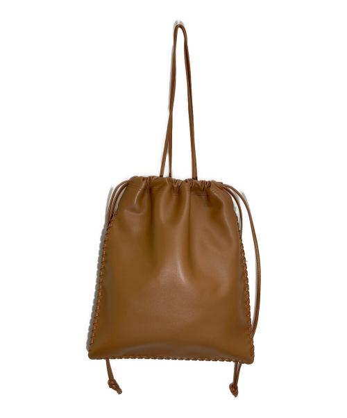 VASIC（ヴァジック）VASIC (ヴァジック) WELLS 巾着トートバッグ ブラウンの古着・服飾アイテム