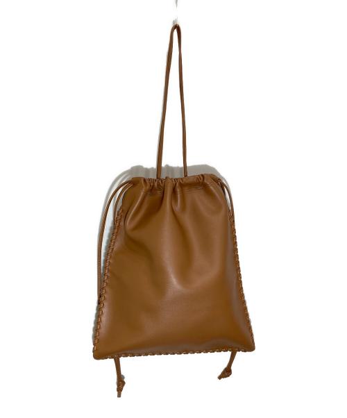 VASIC（ヴァジック）VASIC (ヴァジック) WELLS 巾着トートバッグ ブラウンの古着・服飾アイテム