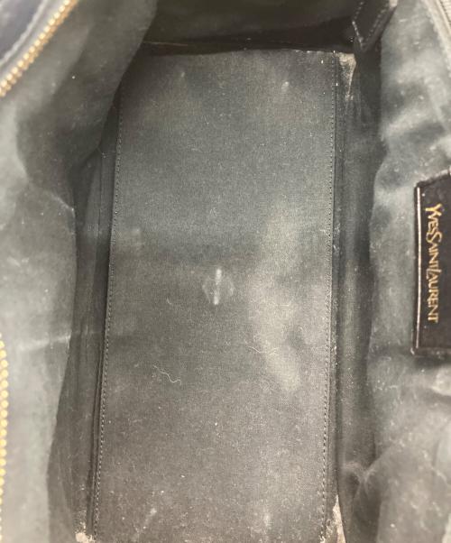 Yves Saint Laurent（イヴサンローラン）Yves Saint Laurent (イヴサンローラン) カバスシック 2WAY ショルダーバッグ ネイビーの古着・服飾アイテム