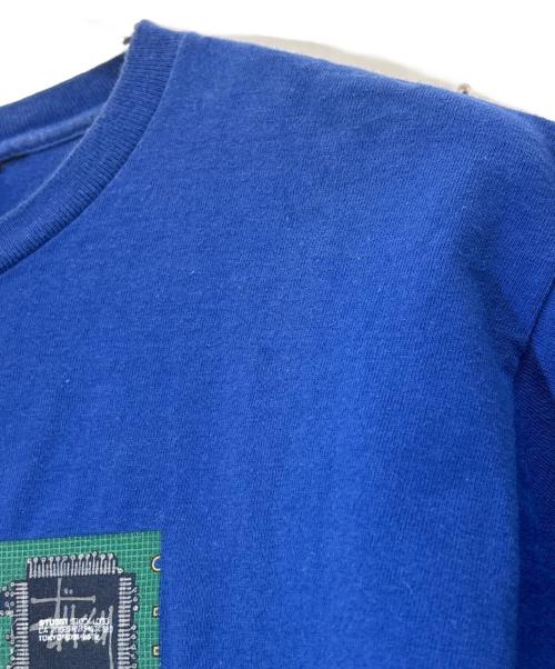 stussy（ステューシー）stussy (ステューシー) The motherboard T-shirt ブルー サイズ:Mの古着・服飾アイテム