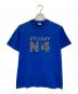 stussy（ステューシー）の古着「No4 モノグラムプリントTシャツ」｜ブルー