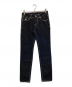 TRUE RELIGIONトゥルー レリジョン）の古着「デニムパンツ」｜ブラック