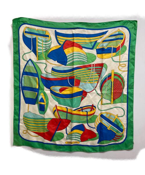 HERMES（エルメス）HERMES (エルメス) カレ90 グリーンの古着・服飾アイテム