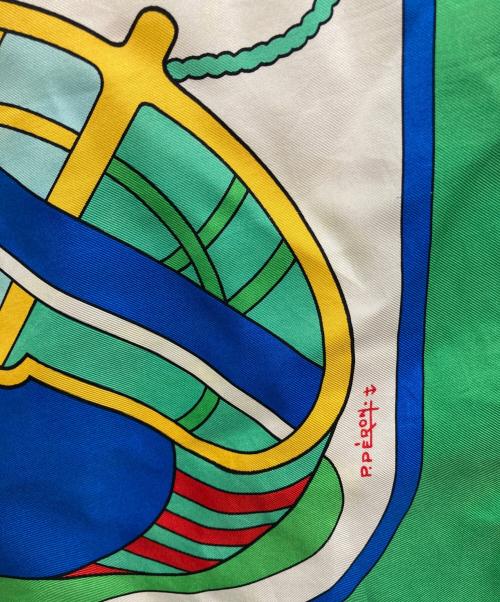 HERMES（エルメス）HERMES (エルメス) カレ90 グリーンの古着・服飾アイテム