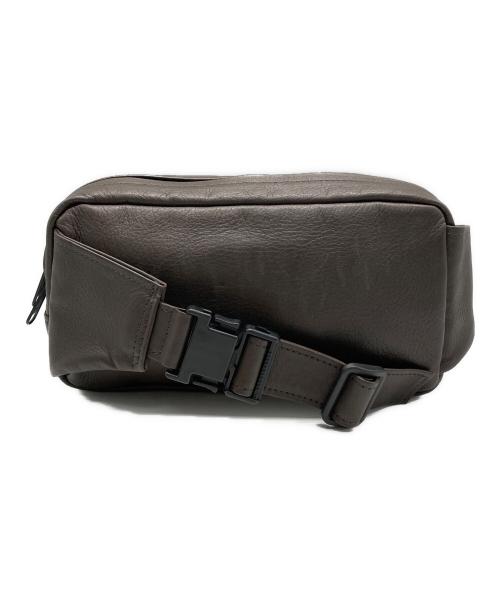 PORTER（ポーター）PORTER (ポーター) レザーウエストバッグ ブラウンの古着・服飾アイテム