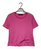 LEONARDレオナール）の古着「胸ロゴTシャツ」｜ピンク