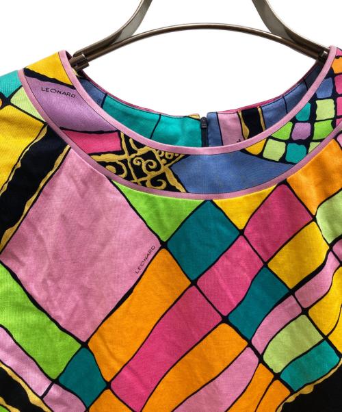 LEONARD（レオナール）LEONARD (レオナール) 総柄カットソー マルチカラー サイズ:Lの古着・服飾アイテム