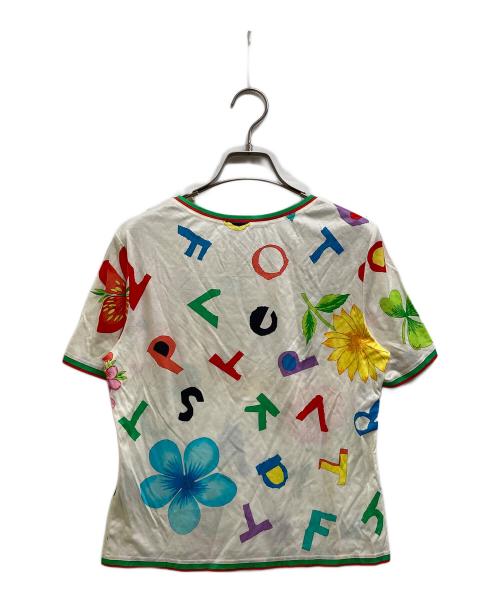 LEONARD（レオナール）LEONARD (レオナール) アルファベットロゴカットソー ホワイト サイズ:Mの古着・服飾アイテム