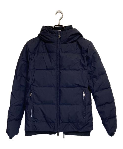 AKM（エーケーエム）AKM (エーケーエム) スタンドネックレイヤードダウンジャケット ネイビー サイズ:SIZE Lの古着・服飾アイテム