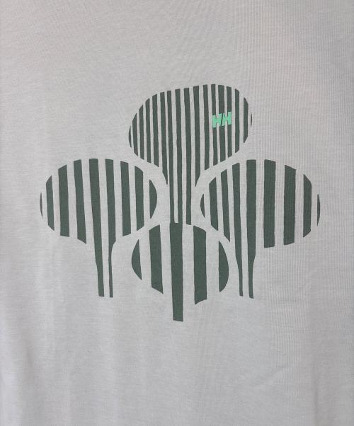 mina perhonen（ミナ ペルホネン）mina perhonen (ミナ ペルホネン) HELLY HANSEN (ヘリーハンセン) ラインツリーティー Tシャツ グリーン サイズ:XLの古着・服飾アイテム