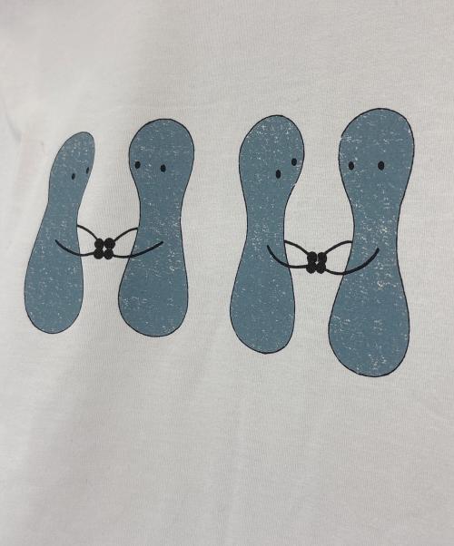 HELLY HANSEN（ヘリーハンセン）HELLY HANSEN (ヘリーハンセン) mina perhonen (ミナ ペルホネン) Helly Mascot Tee ホワイト サイズ:XLの古着・服飾アイテム