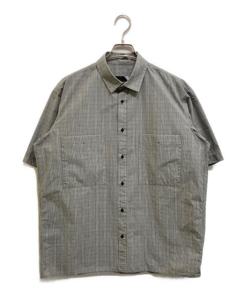 ATON（エイトン）ATON (エイトン) REGULAR COLLAR S/S SHIRT グレー サイズ:4の古着・服飾アイテム