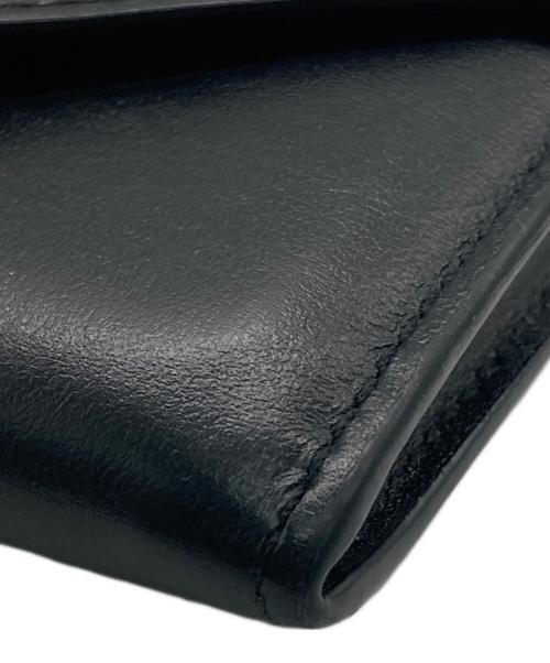 POLO RALPH LAUREN（ポロ・ラルフローレン）POLO RALPH LAUREN (ポロ・ラルフローレン) フォールドオーバーカードケース ブラックの古着・服飾アイテム