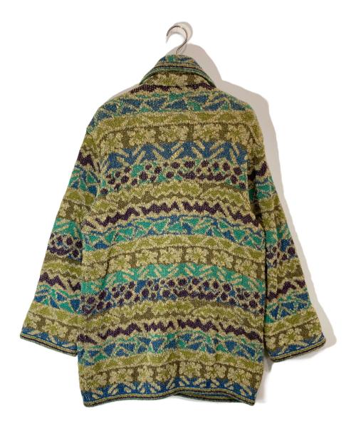 missoni sports（ミッソーニスポーツ）missoni sports (ミッソーニスポーツ) ジャガードニットコート グリーン サイズ:下記参照の古着・服飾アイテム